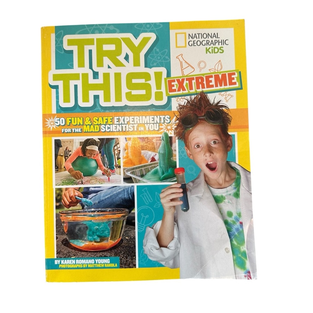 National Geographic Kids Try This! Extreme 50 Safe Experiments Activity Book